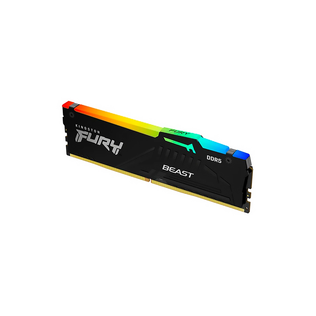 DIMM KINGSTON 16GB FURY BEAST BLACK RGB EXPO 1x16GB DDR5-5600MTs CL36 288-pin 16bit
