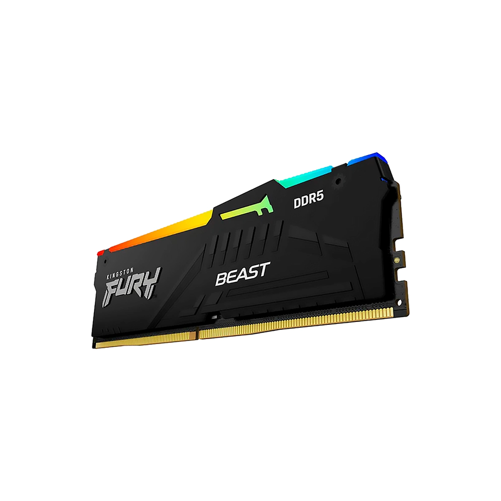 DIMM KINGSTON 16GB FURY BEAST BLACK RGB EXPO 1x16GB DDR5-5600MTs CL36 288-pin 16bit