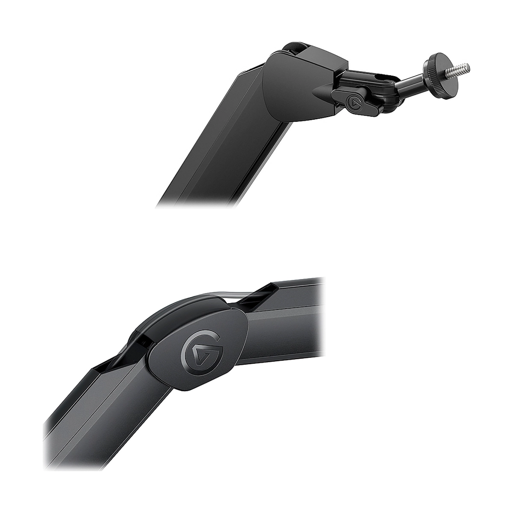 BRAZO ARTICULADO DE MESA PARA MICROFONO  ARM 360GRADOS MICROFONOS 1/4-3/8 -5/8 PULG. NEGRO
