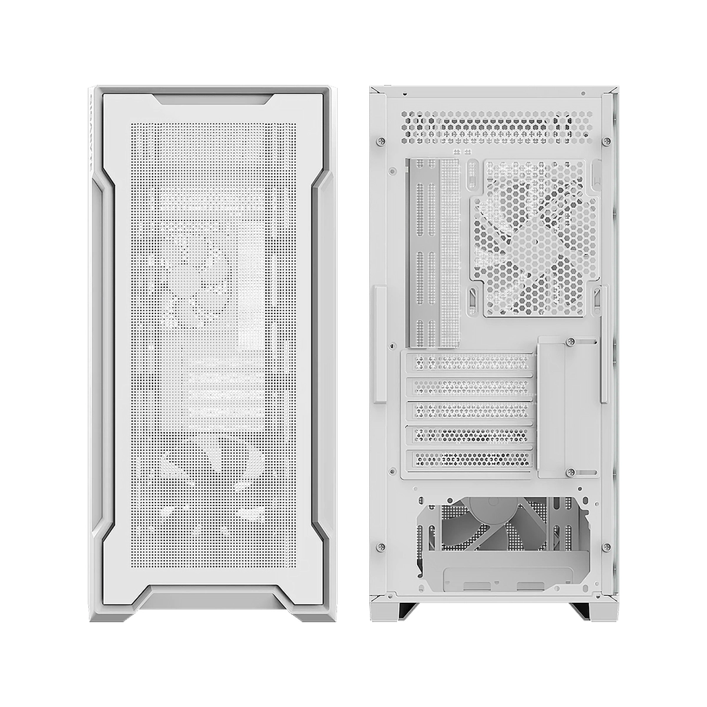 CASE GIGABYTE C102 GLASS ICE Mid-Tower  2USB3.0 9VEN Steel MBO-MiniITX MicroATX White