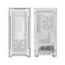 CASE GIGABYTE C102 GLASS ICE Mid-Tower  2USB3.0 9VEN Steel MBO-MiniITX MicroATX White