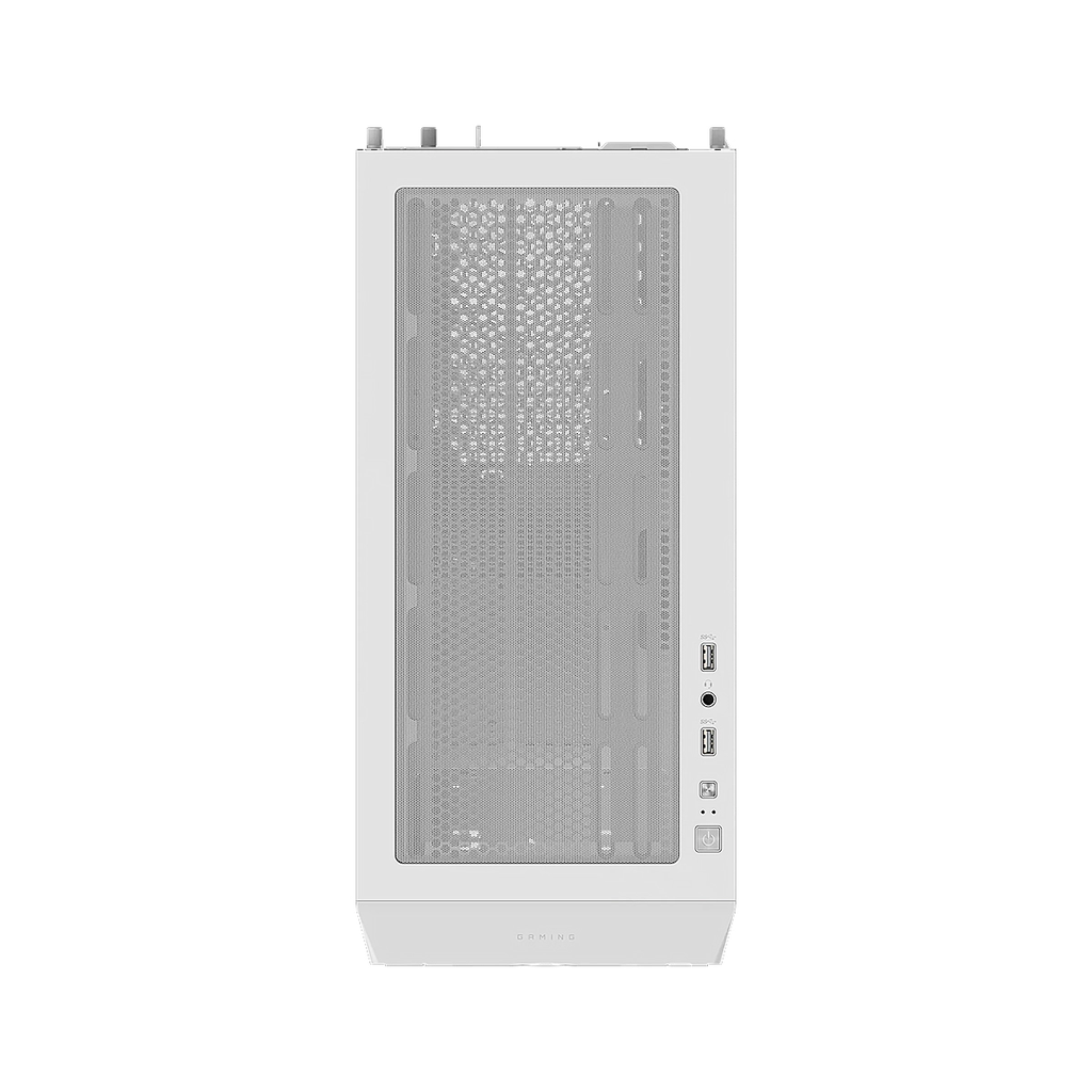 CASE GIGABYTE C102 GLASS ICE Mid-Tower  2USB3.0 9VEN Steel MBO-MiniITX MicroATX White