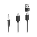 AUDIFONO LOGITECH Zone WIRED WITH Noise Cancelling Grafito
