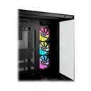 CASE CORSAIR ATX iCUE LINK 6500X RGB 3VEN. SYSTEM-HUB DOS-CAMARAS Black