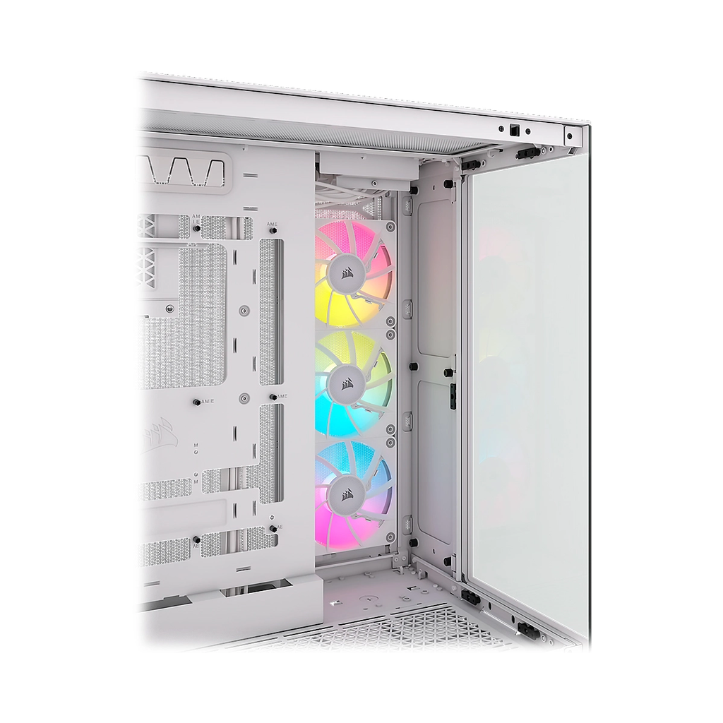 CASE CORSAIR ATX iCUE LINK 6500X RGB 3VEN. SYSTEM-HUB DOS-CAMARAS WHITE