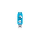 FLASH MEMORY SANDISK 64GB Smurfs USB-A 5y Blue
