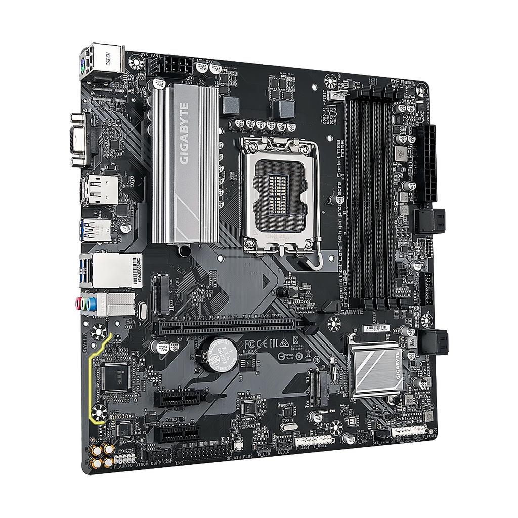 MBO GIGABYTE B760M D3HP 14th LGA1700 4DDR5 D-Sub HDMI DP 2M.2 5USB3.2 2PCIe-4.0 micro-ATX