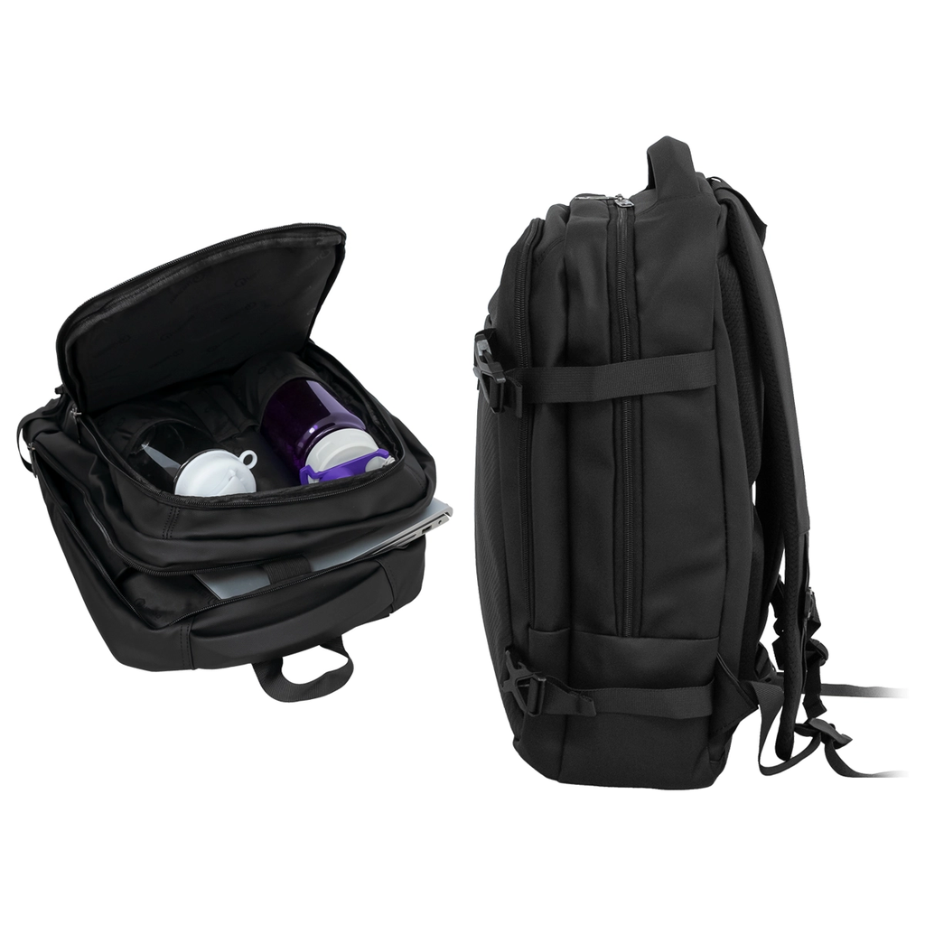 MOCHILA NOTEBOOK QUASAD QXB-777 NYLON 15.6INC. NEGRO