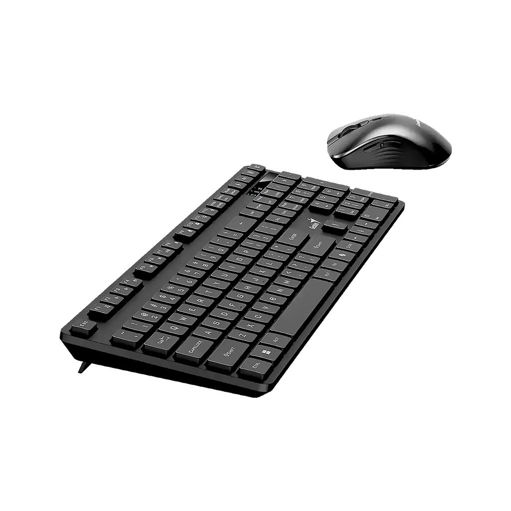 TECLADO - MOUSE GENIUS KM-8216S  AI Copilot  OPT. WIRELESS SILENCE USB 2.4Hz Black SP