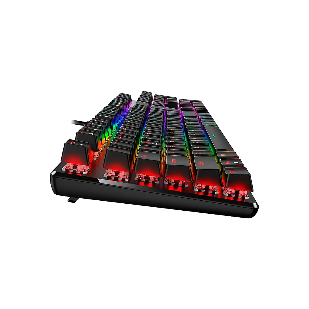 TECLADO GENIUS Scorpion K12 Gaming USB Mechanical RGB Wired 1.8mts Black