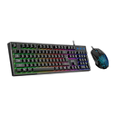TECLADO - MOUSE GENIUS Wired Gaming Scorpion KM-GX3 2400dpi USB RGB Black