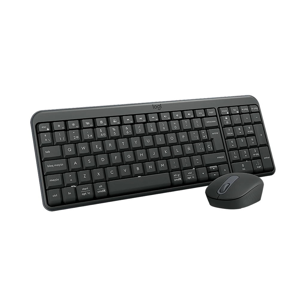 Teclado Logitech - Mouse MK250 Compact Bluetooth Wireless Black