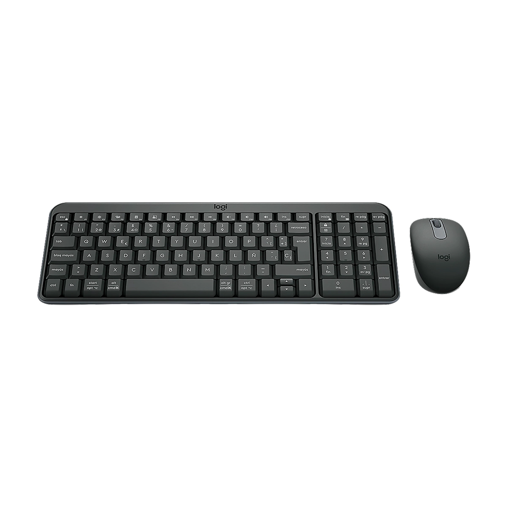 Teclado Logitech - Mouse MK250 Compact Bluetooth Wireless Black