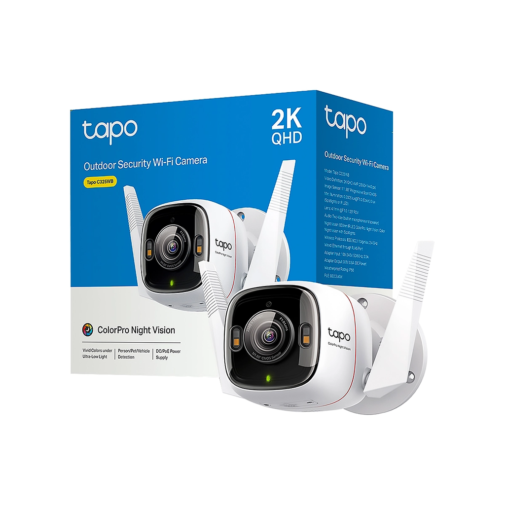  CAMARA TP-LINK VIGI C325WB para Exteriores Vision Nocturna ColorPro Detec. IA Avanzda