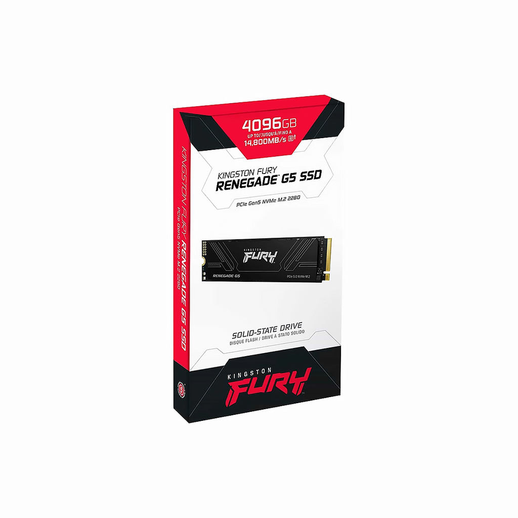 SSD KINGSTON 4TB SFYR2S/4T0 FURY Renegade G5 NVMe PCIe 5.0x4 M.2 2280 14800MBs - 14000MBs
