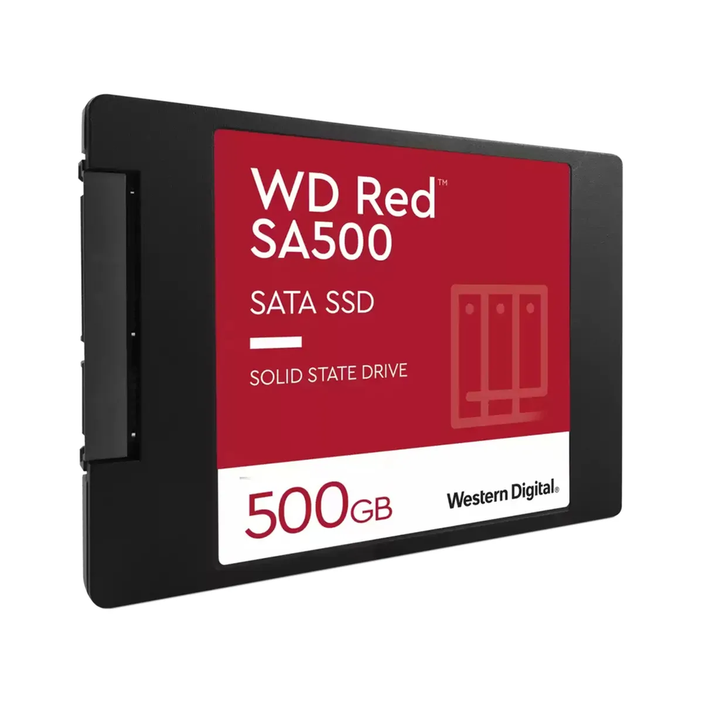 SSD WD 500GB SA500 SATA III 6 GB-S 2.5INCH 7MM 560MB-S RED