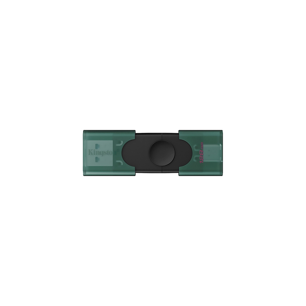 FLASH MEMORY KINGSTON 128GB DataTraveler DUO USB-A USB-C Tapa Deslizante 