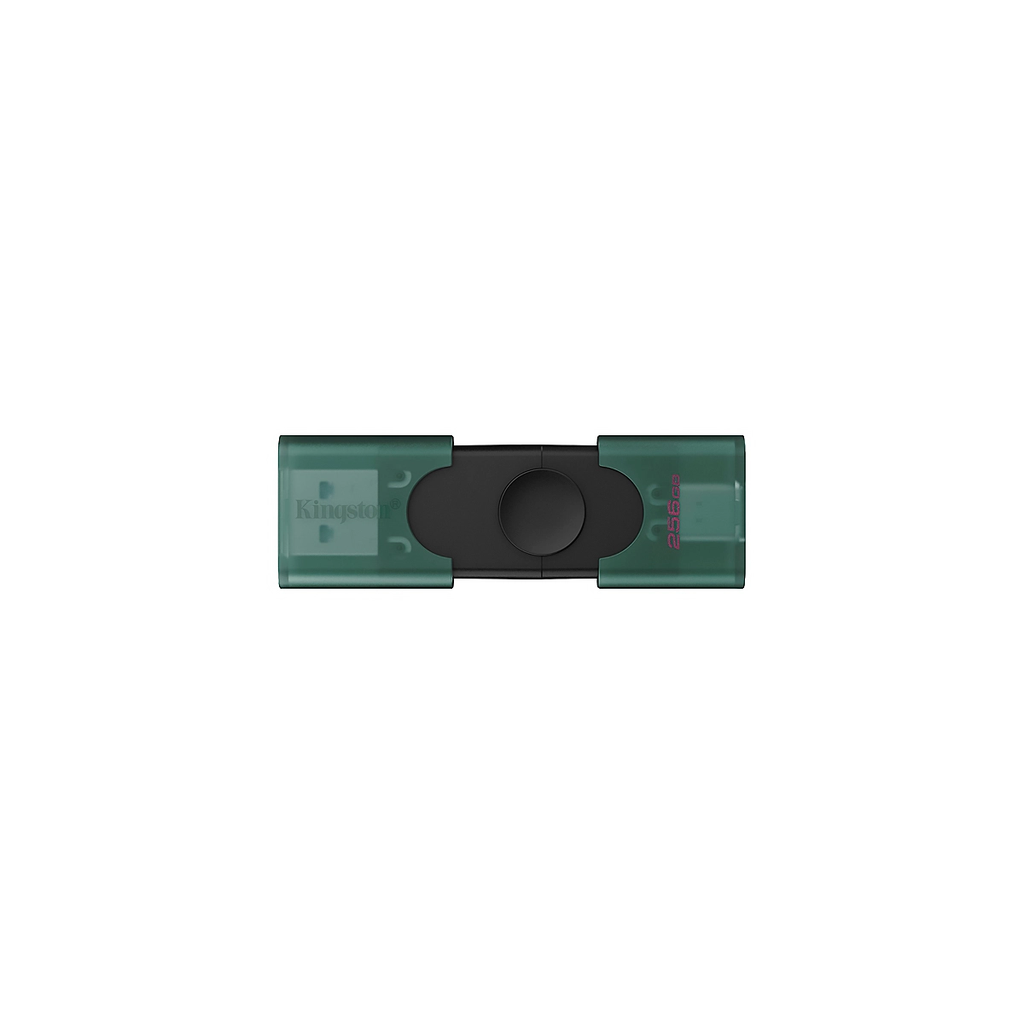 FLASH MEMORY KINGSTON 256GB DataTraveler DUO USB-A USB-C Tapa Deslizante 