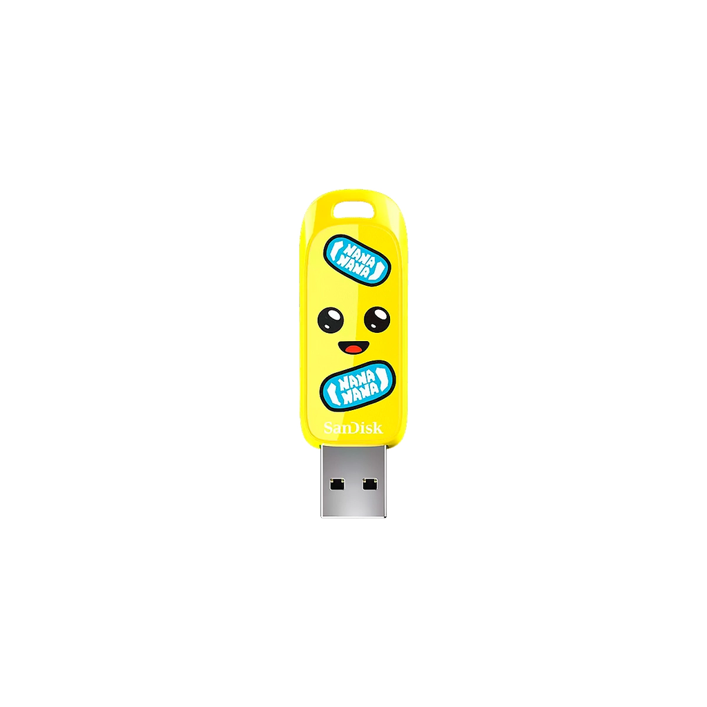 FLASH MEMORY SANDISK 256GB Fortnite Peely Edition USB-A 5y Yellow