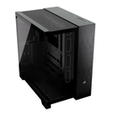 CASE CORSAIR ATX 6500X Mid-Tower DUAL-CAMERA Tempered Glass 3USB3.2 HD-Audio Black-Obs.-Alum