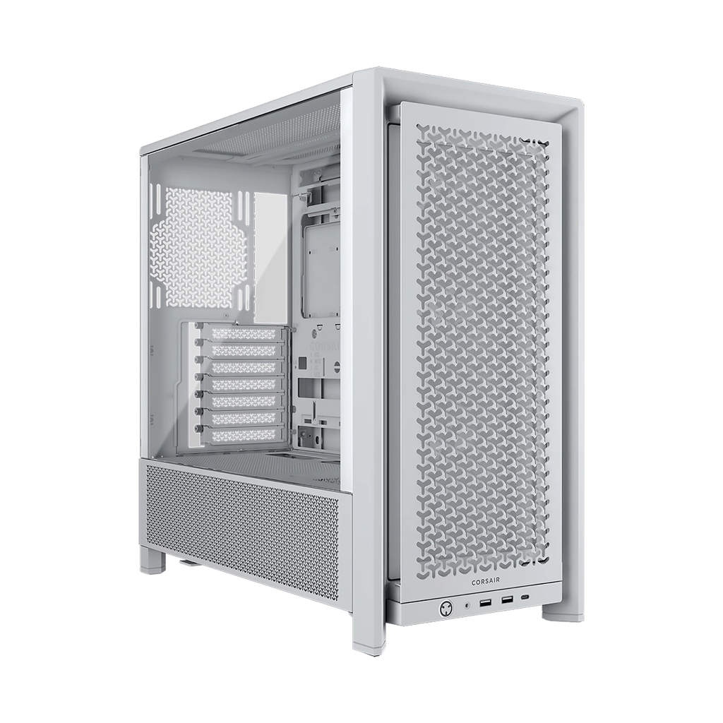 CASE CORSAIR FRAME 4000D RS Modular Mid-Tower Tempered Glass USB-C 2USB-A Blanco