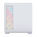 CASE CORSAIR ATX 3500X RS-R  ARGB Panoramic Glass 2USB-C 2USB3.2 HD-Audio Mid-Tower White