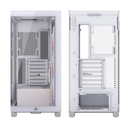 CASE CORSAIR ATX 3500X LX-R  RGB iCUE LINK Panoramic Glass 2USB3.2 HD-Audio Mid-Tower White