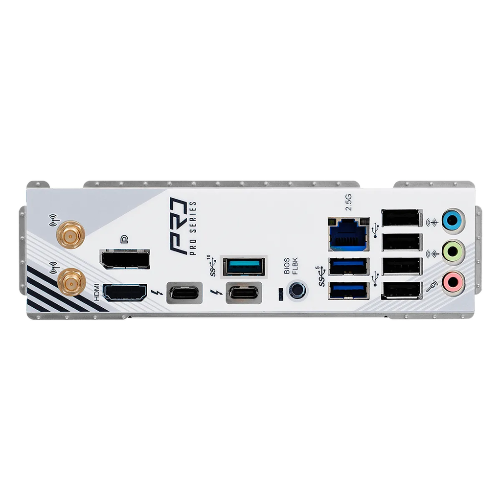 MBO ASROCK Z890 Pro RS Wifi 6E White Intel Core Ultra LGA1851 4DDR5 HDMI DP M.2 8USB3.2 PCIe5.0 ATX