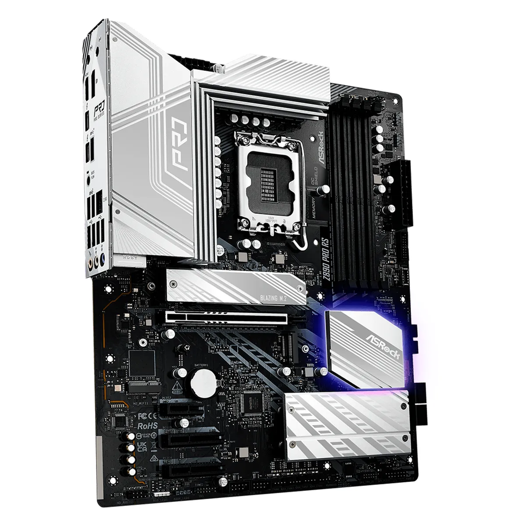 MBO ASROCK Z890 Pro RS Wifi 6E Intel Core Ultra LGA1851 4DDR5 HDMI DP M.2 8USB3.2 PCIe5.0 ATX