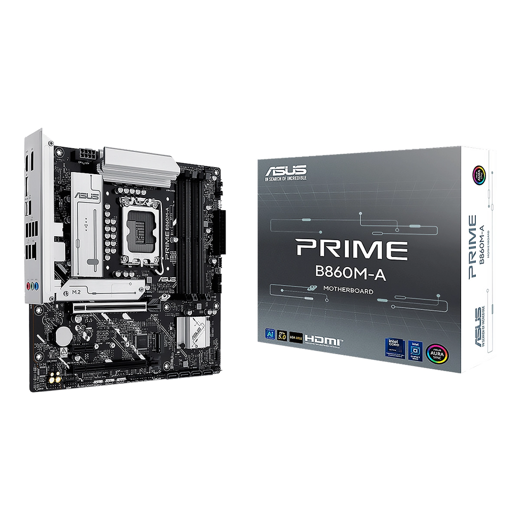 MBO ASUS Prime B860M-A Intel Core Ultra LGA1851 DDR5-8666Mhz 2DP HDMI M.2 PCIe5.0 uATX