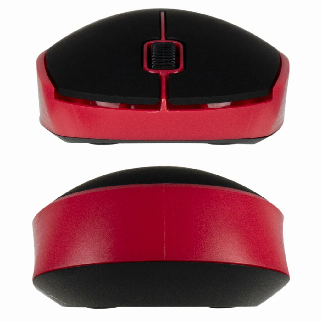 MOUSE QUASAD QM-610 WIRELESS ROJO