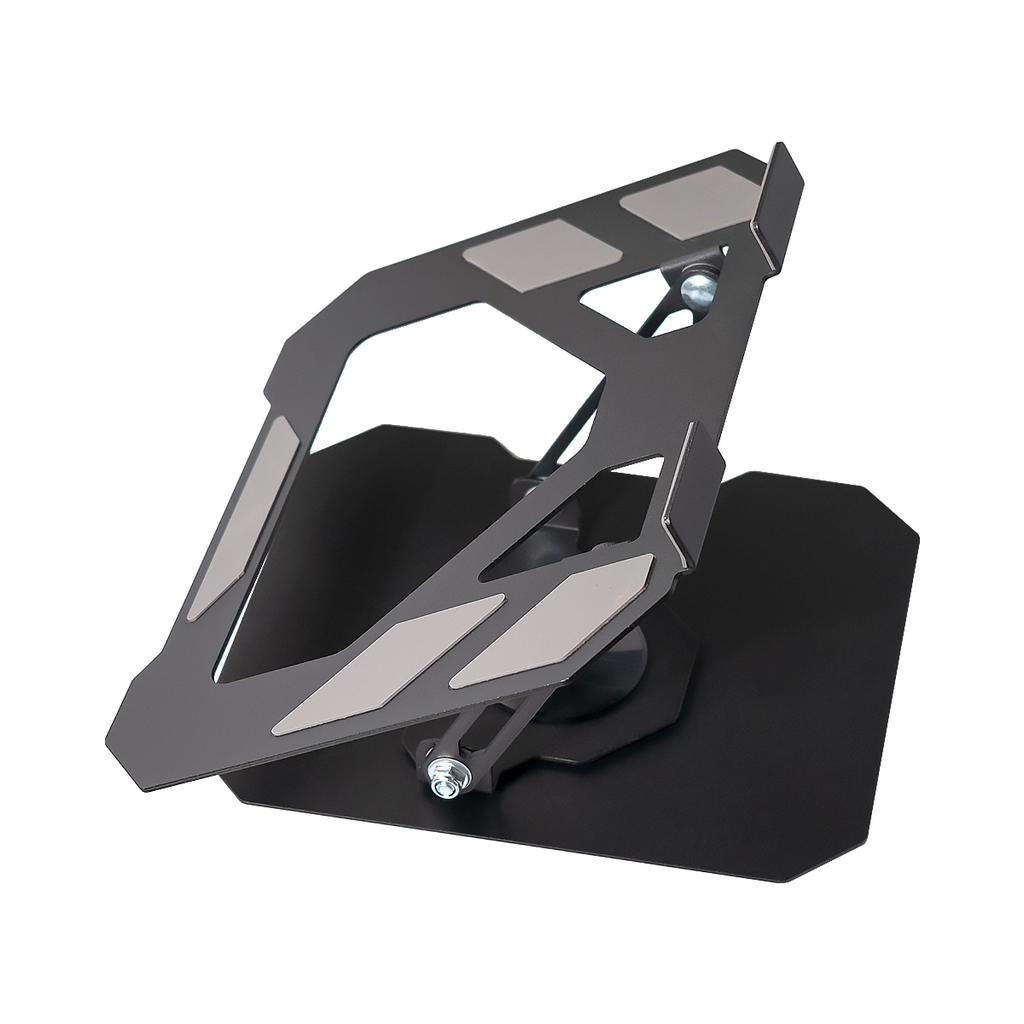 Stand para Notebook-Tablet-Mobile Giratoria 360grados Regulable Aluminio Black