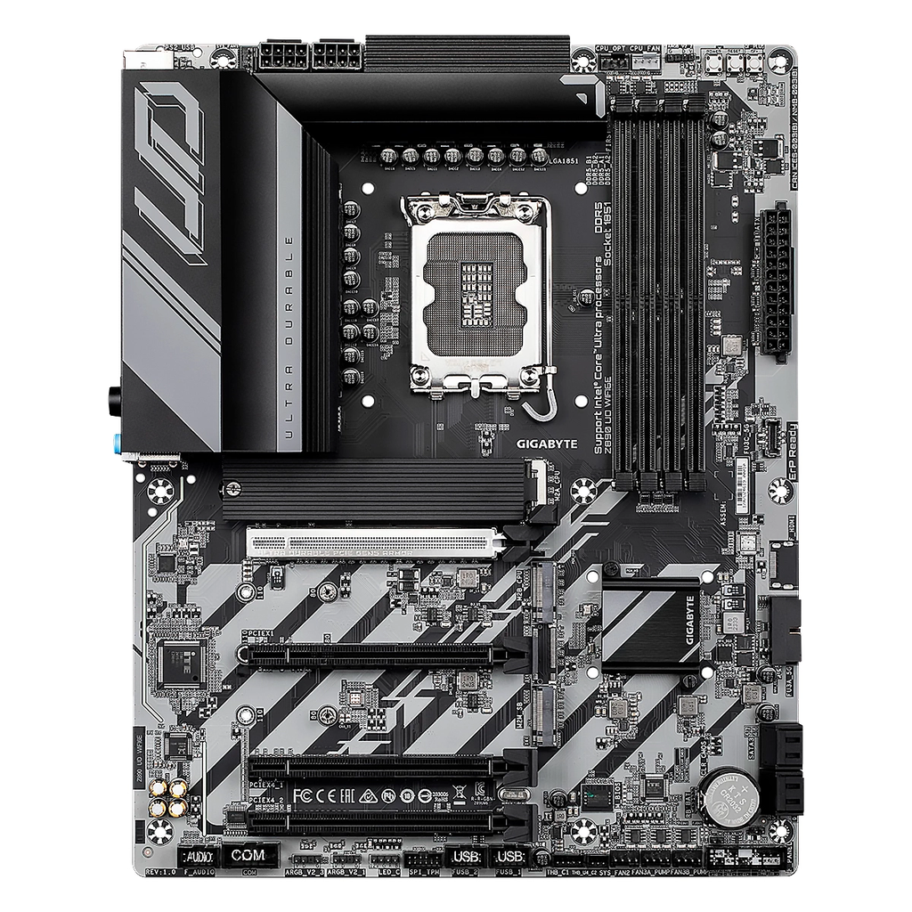 MBO GIGABYTE Z890 UD WIFI6E Intel Core Ultra Series LGA1851 DDR5-6400 BT DP 8USB 3M.2 PCIe4.0 ATX