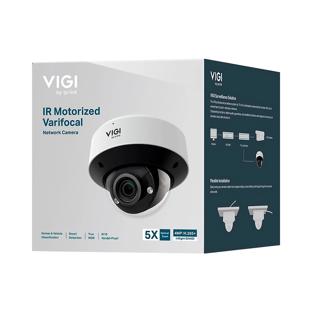 Camara TP-Link InSight S245ZI IP VIGI Tipo Domo Varifocal Exterior 4MP