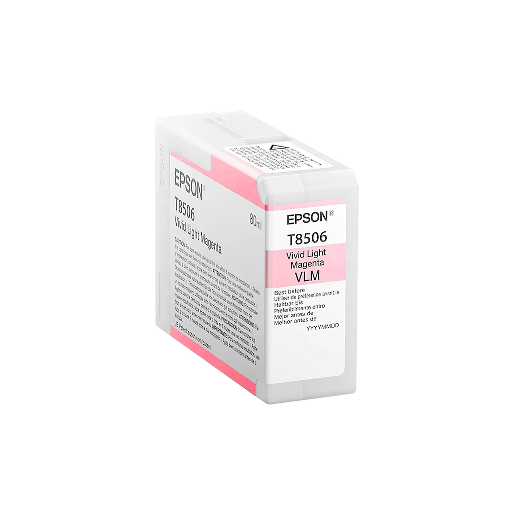 Cartucho Epson T85060N UltraChrome HD Vivid Light Magenta Ink 80 ml
