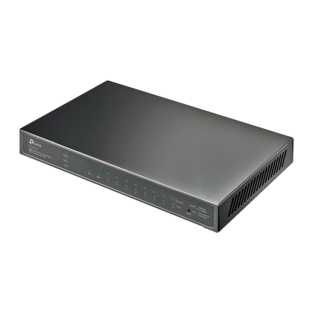 SWITCH INTELIGENTE TPLINK GIGABIT de 8P PoE  2P SFP