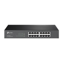 SWITCH TP-LINK 16PORT GIGABIT RJ45 GIGABIT 10-100-1000MBPS RACK-MOUNTABLE NEGRO