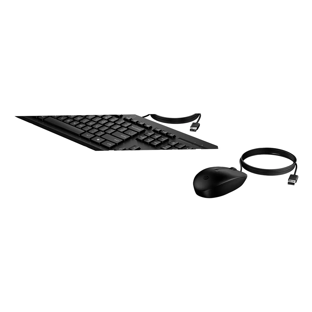 KEYBOARD AND MOUSE HP 225 WIRED USB NEGRO