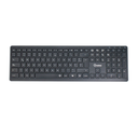 TECLADO QUASAD QK-SLIMPRO Wireless Recargable Slim Desing Black