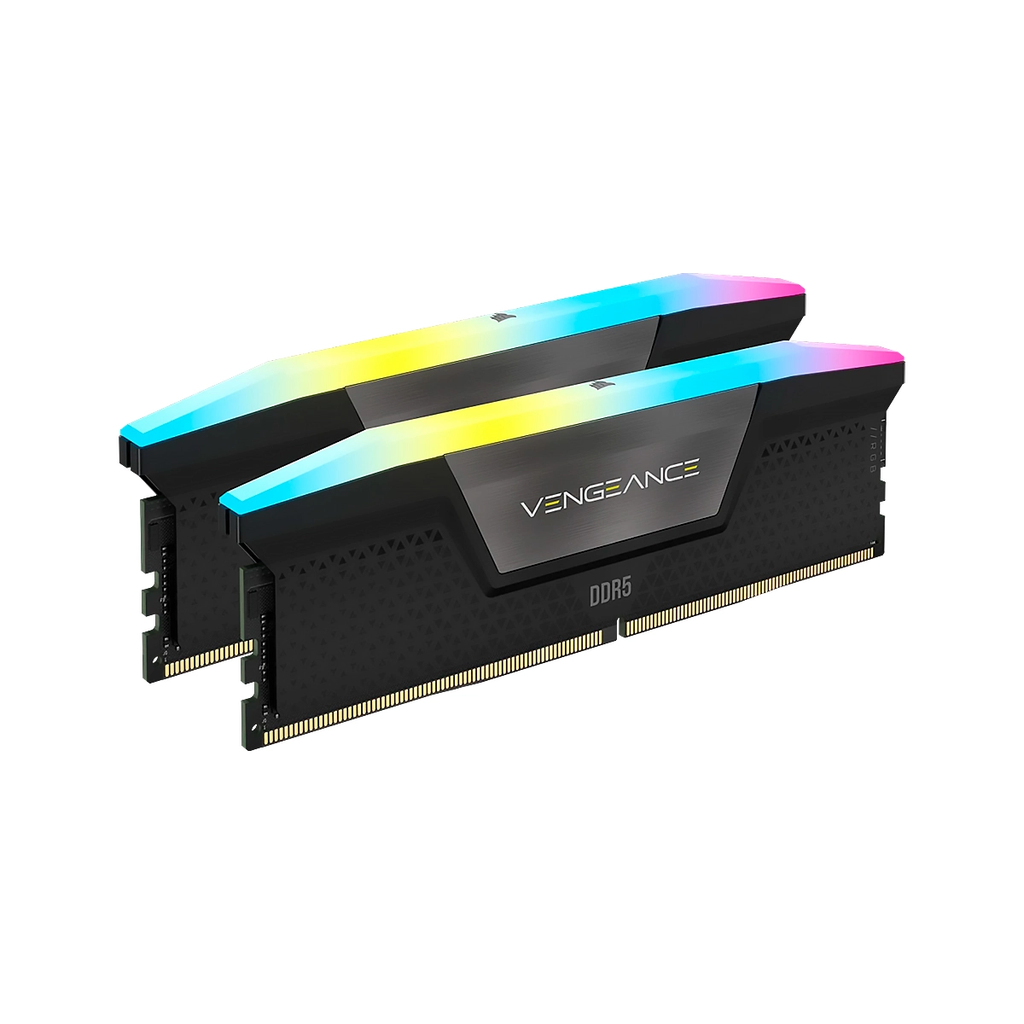 DIMM CORSAIR Vengeance RGB DDR5 DRAM 16GB 2x8GB 5200MT-s CL40 Black