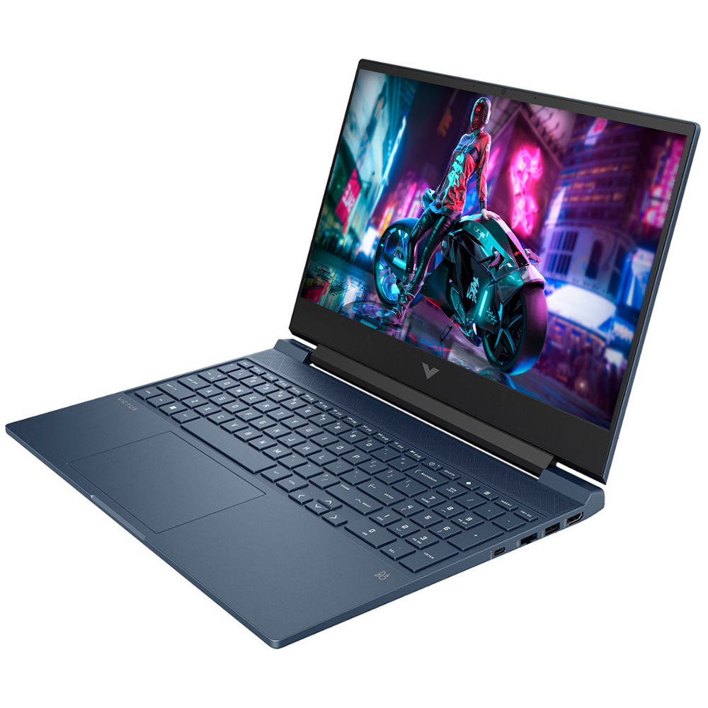 HP Victus 15-fa1163dx GAMING LAPTOP, Intel Core I7-12650H, 16GB RAM Memory, 512GB Solid State Drive, NVIDIA GeForce RTX 4050 6GB vRAM, 15.6&quot; Full HD 144Hz Screen, Windows 11