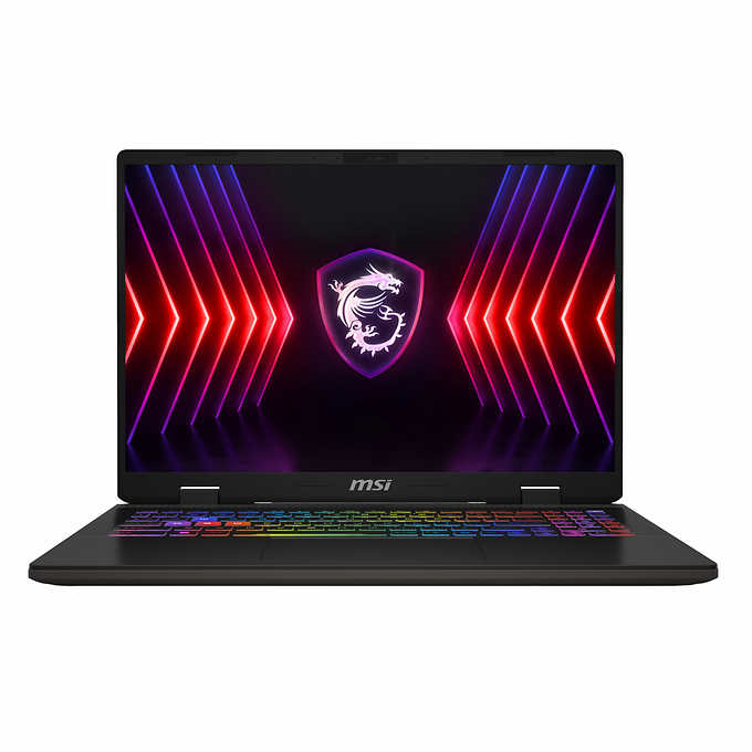 MSI Sword 16HX B14VFKG-202US GAMING LAPTOP, Intel Core i7-14650HX, 16GB RAM Memory, 1TB Soild State Drive, Nvidia GeForce RTX 4060, 8GB vRAM, 16&quot; FHD+ (1920 X 1200) 144Hz IPS 16:10 Screen, Windows 11