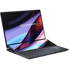 Asus Zenbook Pro 14 Duo UX8402VU-AS96T GAMING LAPTOP, Intel i9-13900H, 32GB RAM Memory, 1TB Solid State Drive, NVIDIA® Geforce RTX 4050 6GB vRAM, 14.5-inch WQXGAplus (2880 x 1800) 120 Hz, 12.7" full-width secondary touchscreen, Windows 11
