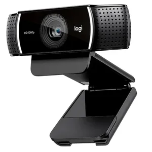 WEBCAM LOGITECH C922 STREAM-RECORD 1920X1080-30FPS-CAMPO VISUAL 78-TRIPODE