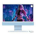 COP. APPLE IMAC AIO M3 8GB 512GB-SSD 24Inch. 4.5K CAM. WIFI BT 2USB-C MACOS Blue