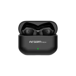 EARBUDS ARGOM BT HS-5085 SKEIPODS E85 TRUE WIRELESS CON CANCELACION ACTIVA RUIDO NEGRO