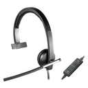 HEADSET LOGITECH H650E NEGRO MONOAURAL ALAMBRICO USB PLUG AND PLAY