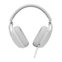 HEADSET LOGITECH ZONE VIBE 100 WIRELESS BT USB-C BLANCO CRUDO