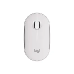MOUSE LOGITECH M350S PEBBLE 2 WIRELESS RF - BT 4000DPI WHITE