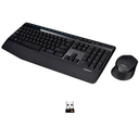 TECLADO-MOUSE COMBO LOGITECH MK345 NEGRO WIRELESS USB RESISTENTE A SALPICADURAS